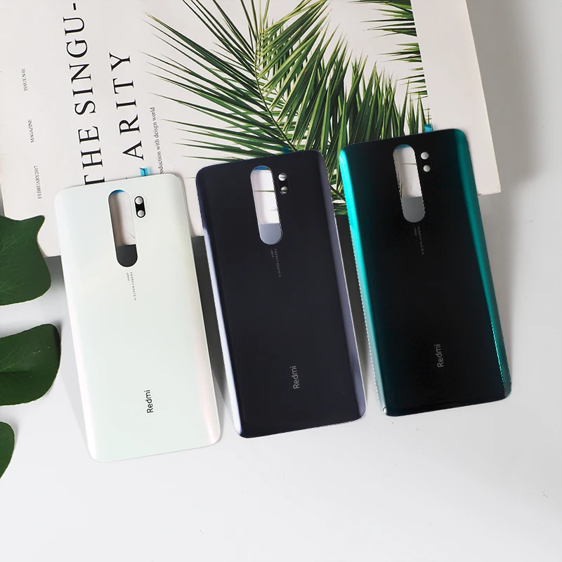 Note8 Pro корпус для Xiaomi Redmi Note 8 Pro батарея Дверь стекло задняя крышка телефон запасные части+ наклейка клей