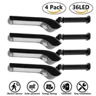 4 шт. светодиодный настенный светильник на солнечной уличный светильник на открытом воздухе Водонепроницаемый IP65 движения PIR Сенсор садовые лампы Светодиодный прожектор светильник ультра яркий