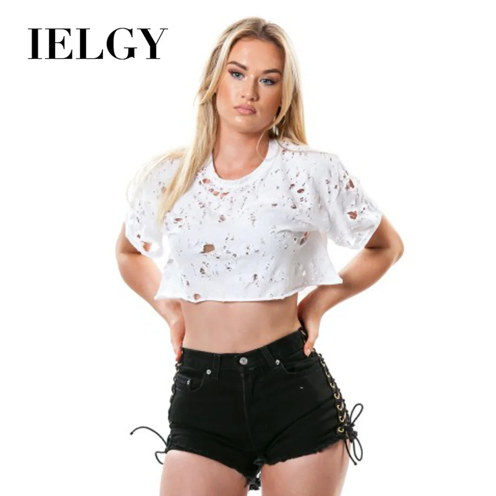 Женские джинсовые шорты с кисточками на шнуровке|Узкие джинсы| |