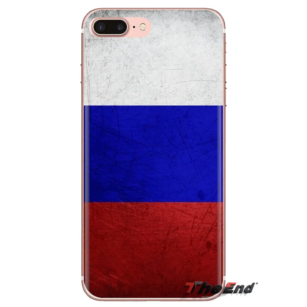 Россия обои с флагом мягкий прозрачный просвечивающийся чехол Чехлы для Samsung Galaxy