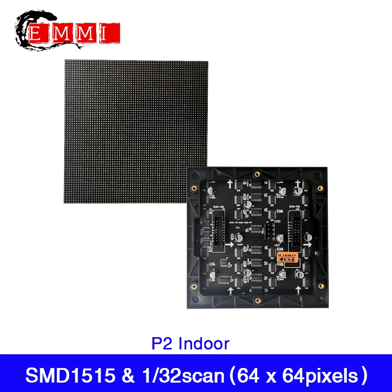 P2 полноцветный светодиодный дисплей для помещений модули 128x128 мм 1/32 Scan SMD1515 3 в 1 RGB
