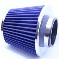 universal car 76mm filter intake air filter clamp on type air intake car cone breather crankcase filter sport car air filter