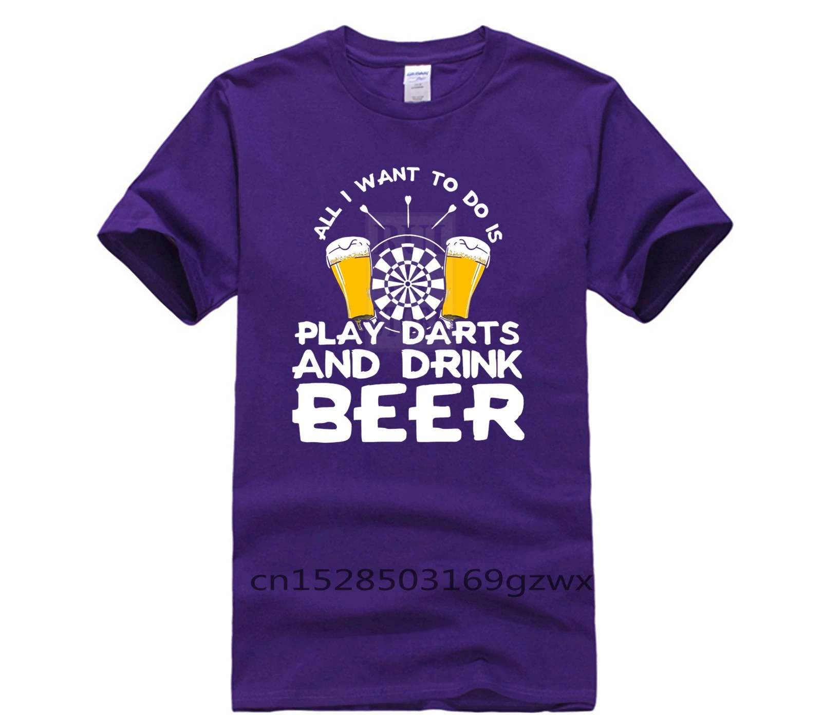

Fashion T Shirt 100% Cotton Darts and Beer New Summer Beer Men O neck Men Printing Short Sleeve Tshirt trend