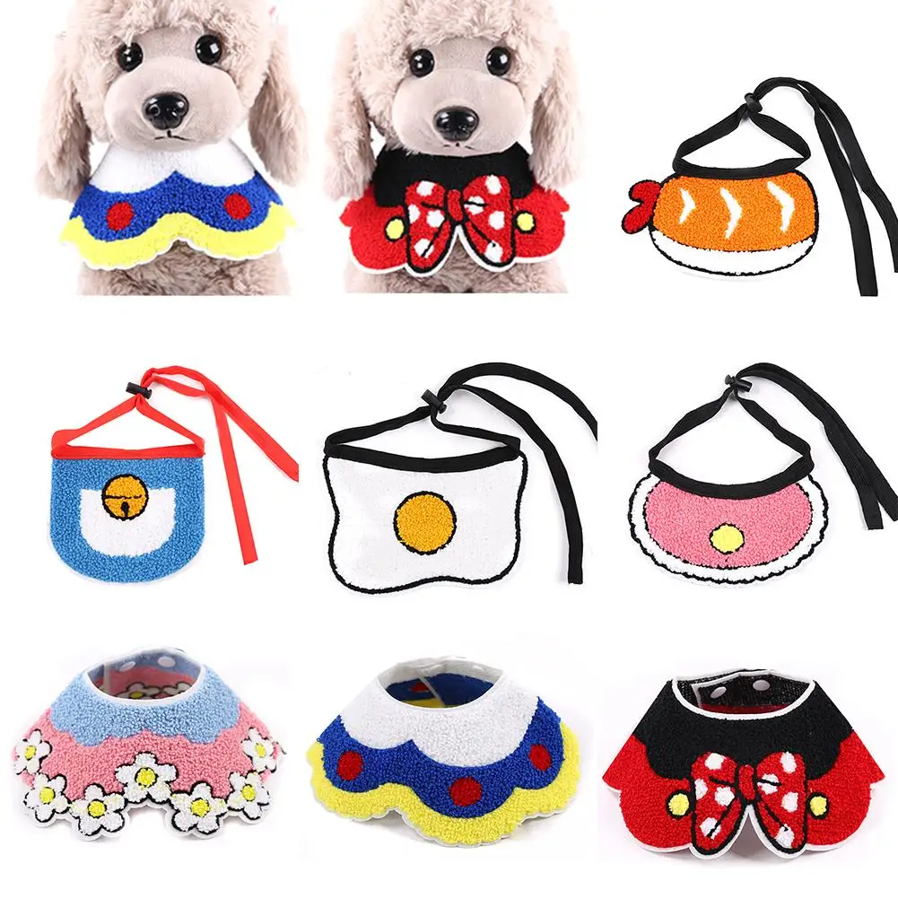 Лидер продаж слюнявчик для домашних животных ошейник собак кружевная шаль