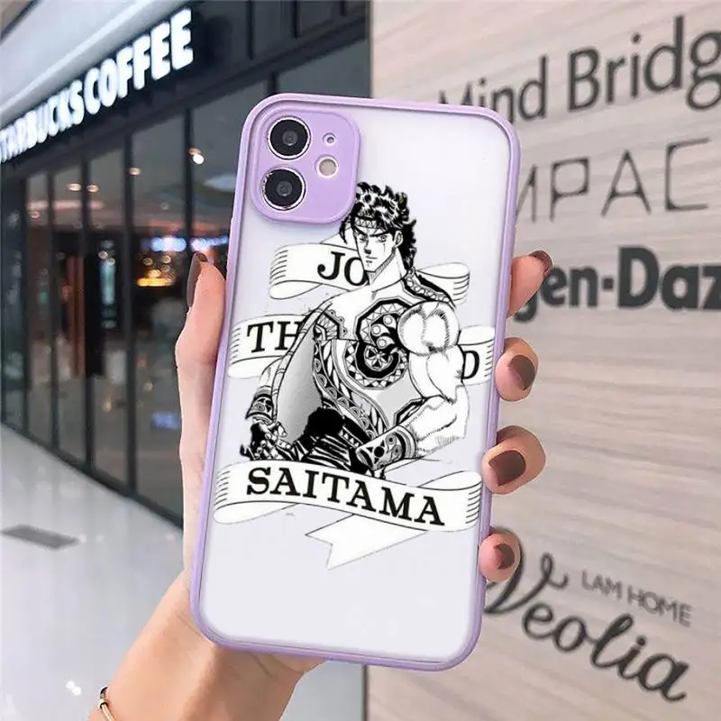 

JOJOS BIZARRE ADVENTURE OVER HEAVEN Anime Phone Cases matte transparent For iphone 7 8 11 12 plus mini x xs xr pro max cover