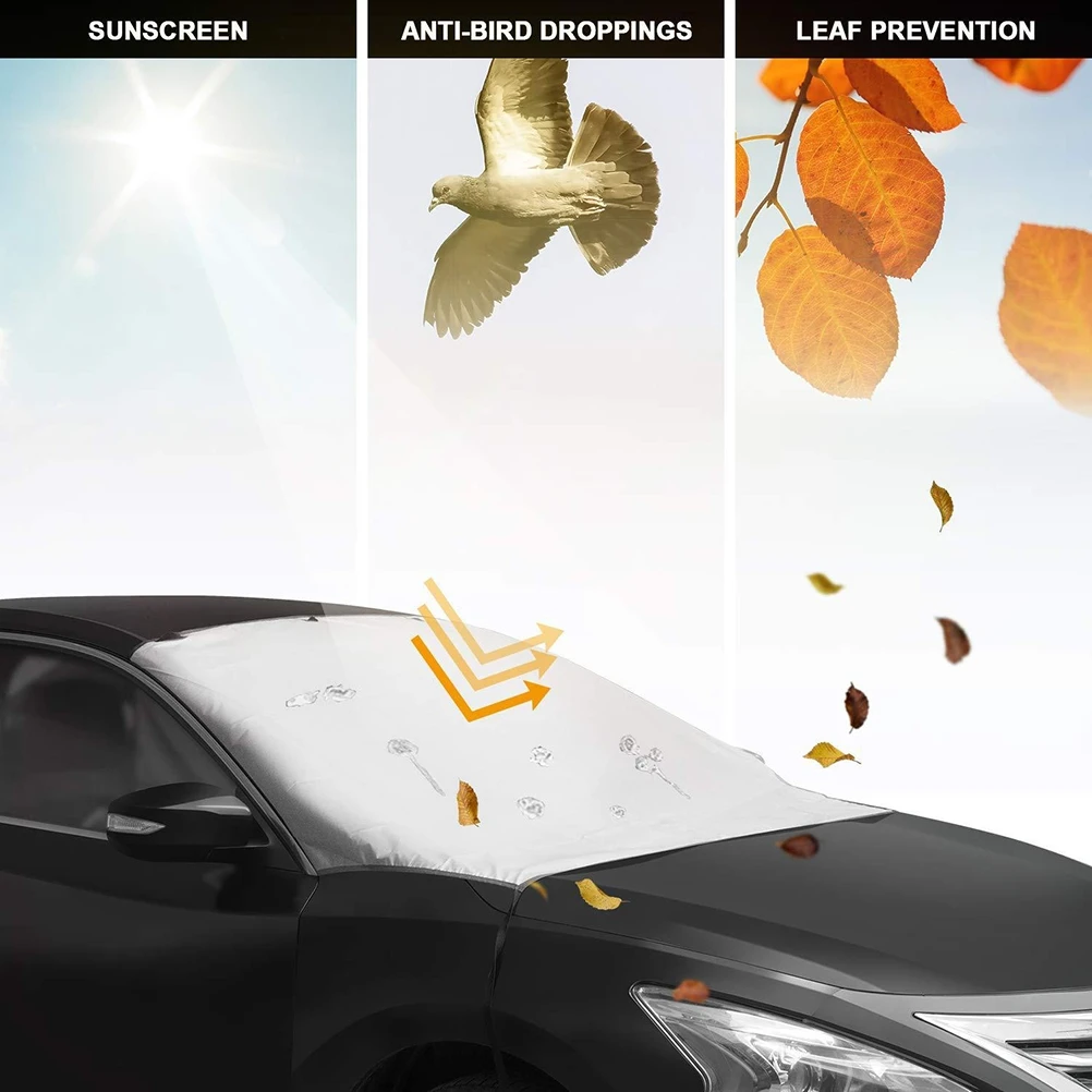 

Магнитный автомобильный солнцезащитный чехол с откидной крышкой и ремешком безопасности, защитный чехол на лобовое стекло для защиты от сн...