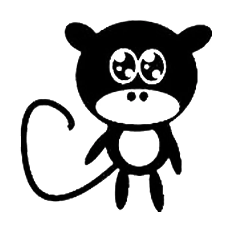 

Personality Humour Monkey Car Sticker Cute and Interesting Fashion Sticker Waterproof Exterior Decals Car Accessories PVC12x12cm