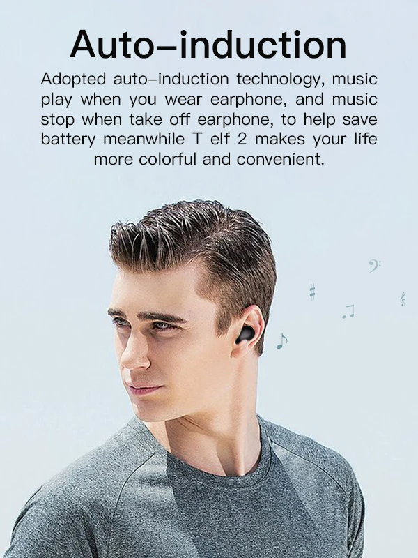 Bluetooth наушники TWS беспроводные наушники Bluedio T-elf 2 Водонепроницаемая Спортивная гарнитура беспроводные наушники в ухо с зарядным устройством