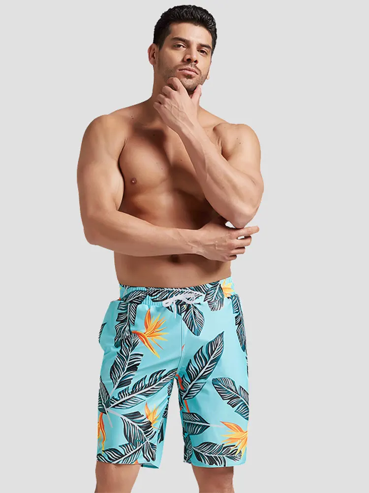 Мужские пляжные шорты-идеальный купальный костюм плавки бордшорты для пляжа
