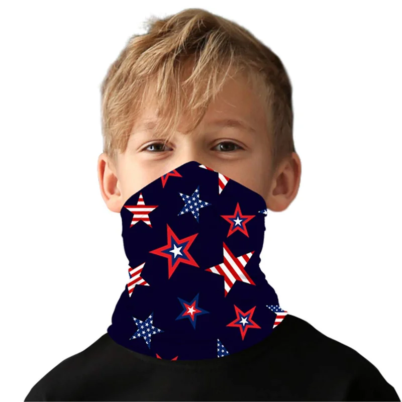 

HOBIBEAR Hot Kids Bandanas Neck Gaiter Half Face Multi-purpose Safety Filters Anti-dust Mask Cycling Motorcycle for boy girl