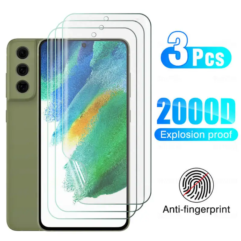 

Гидрогелевая пленка для Samsung Galaxy S21 FE, защитное стекло на Samsun S21FE S 21FE S 21 FE SM-G990B/DS, стеклянные Защитные пленки для экрана, 3 шт.