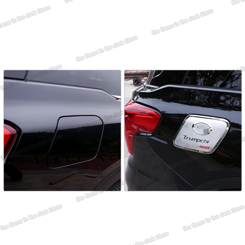 

Lsrtw2017 Car Fuel Tank Cap Cover Panel Trims Decoration for Trumpchi Gac Gs8 2017 2018 2019 2020 Accessories Auto Styling
