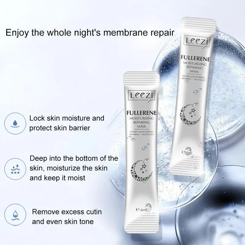 

Hyaluronic Acid Deep Moisturizing Face Masks Bird's Nest Sustaining Brightening Mask Fullerene Moisturizing Repairing Mask
