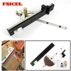 Деревообрабатывающий прецизионный прибор для сверления и коробка, набор для зажима с регулируемым флип-стоп-столом, пила, фрезерный станок, инструмент сделай сам