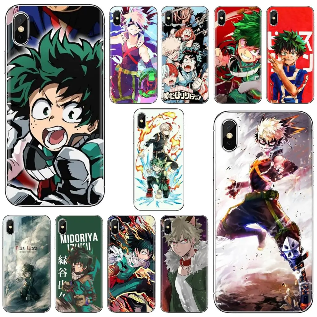 soft shell cover for ipod touch for iphone 11 pro 4 4s 5 5s se 5c 6 6s 7 8 x xr xs plus max my hero boku no hero academia deku free global shipping