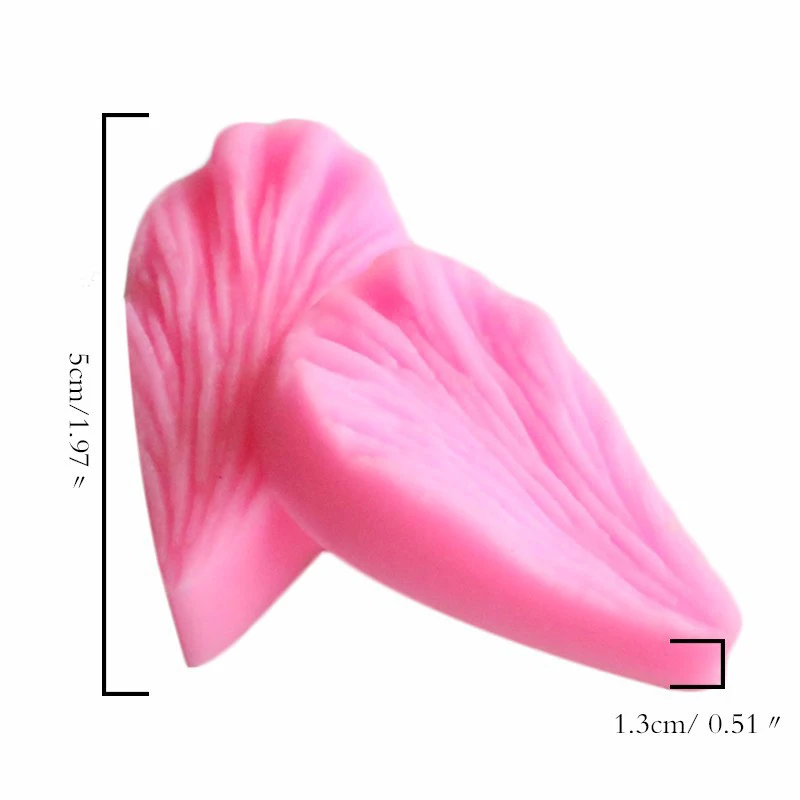 Силиконовая 3D-форма для украшения свадебного торта в виде листьев помадки