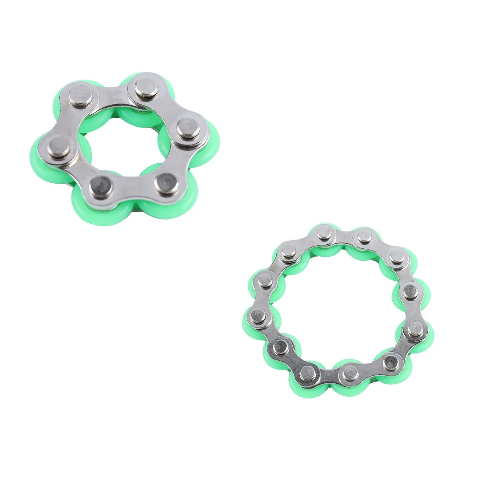 

Fidget Squeezeing Decompression Toy Bicycle Chain Stress Relief Toys Autism Stress And Anxiety Relief Toys 2pc