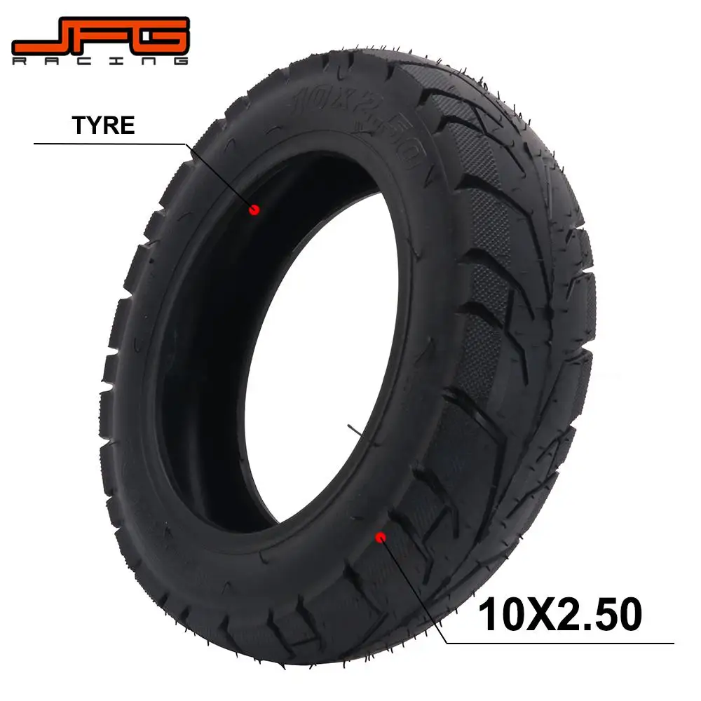 Motorcycle 10 x 2.5 10*2.5 Inch Inner Outer Tire Tyres Tube For Electric Gas Scooter Inflation Wheel Pneumatic Wheelchair E-bike |