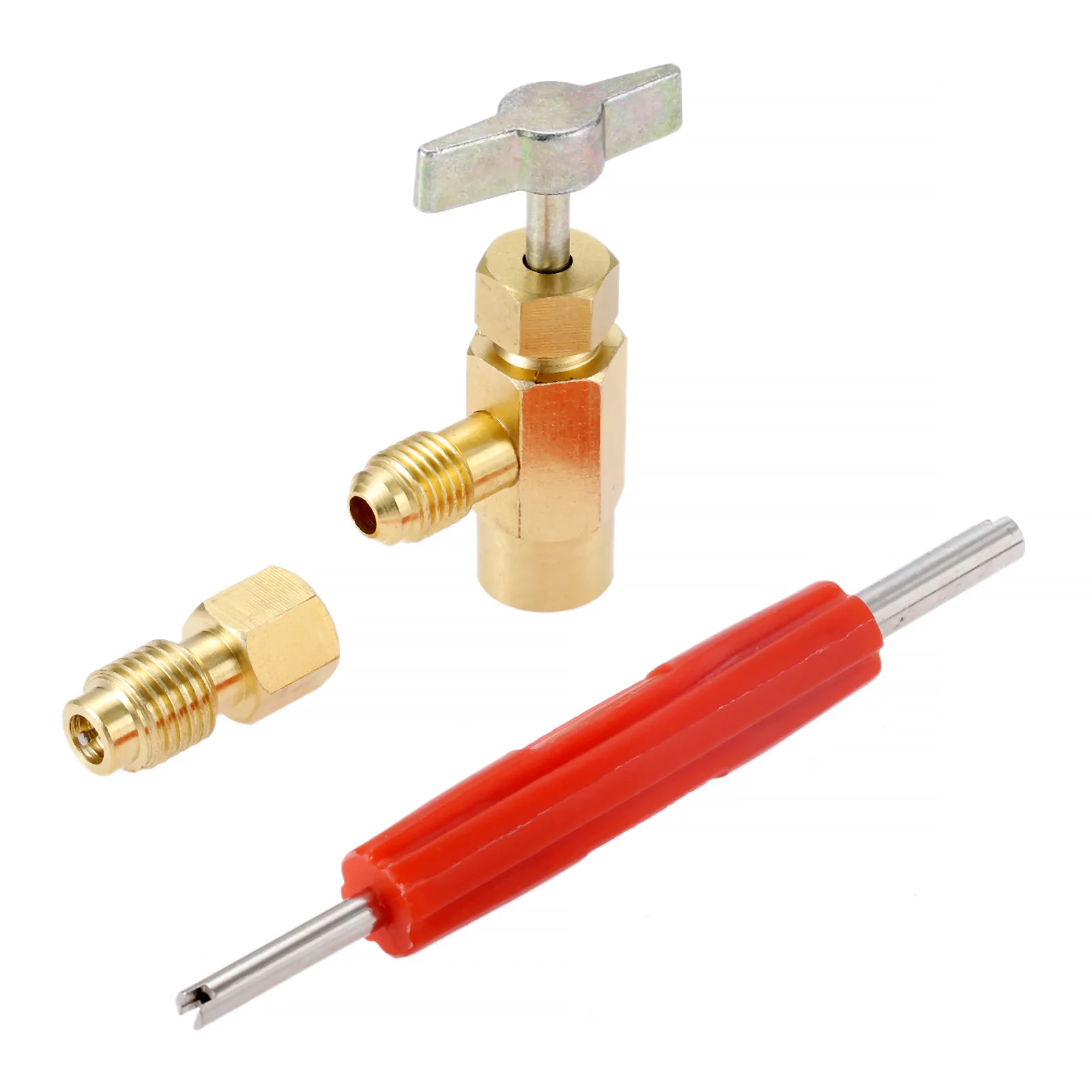 Дозатор Can клапана R134A 1/4 &quot переходник с внутренней резьбой на внутреннюю резьбу