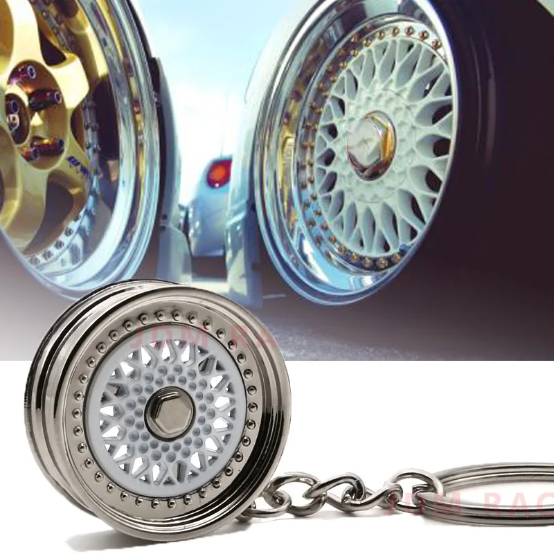 Брелок для автомобильных ключей мини брелок с 5 спицами и ободом колеса модель