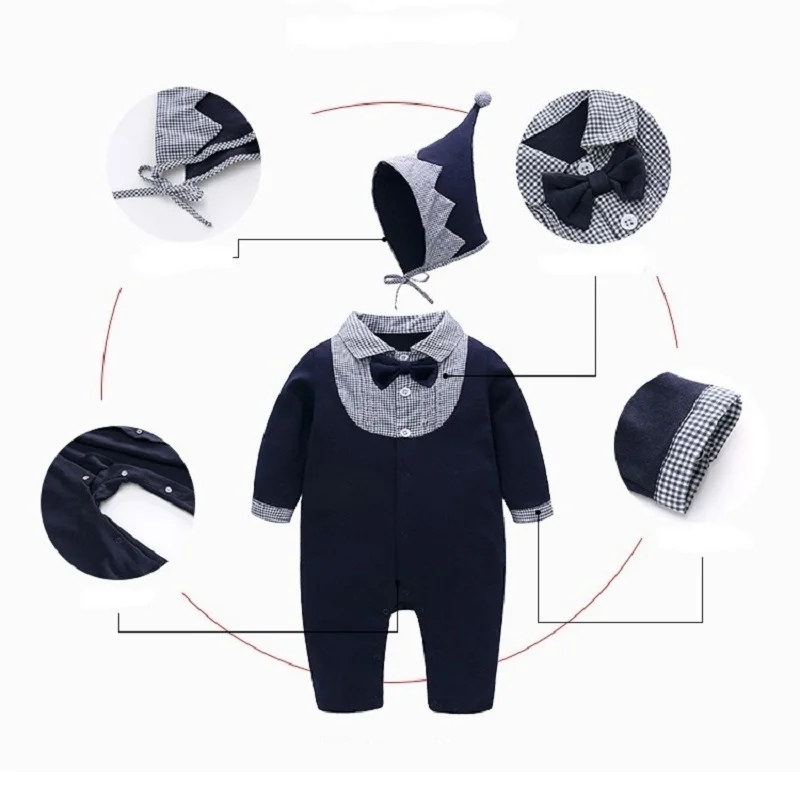 

Baby Clothes Baby Rompers Newborn Baby Clothes Cotton Magician style rompers Baby jumpsuit Infant Jumpsuit cap 2pcs Set