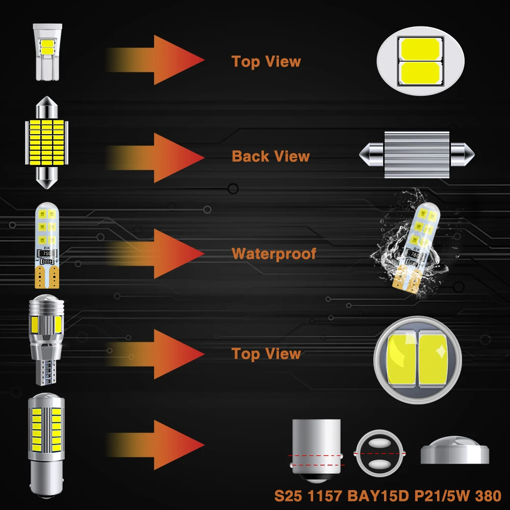 Комплект карта Потолочные плафоны двери номерной знак лампа Кабины Грузового DRL