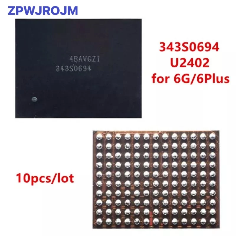 

10pcs U2402 Screen Controller ic Reball for iPhone 6 & 6Plus 6G Black Meson Touch ic 343S0694 chip Control