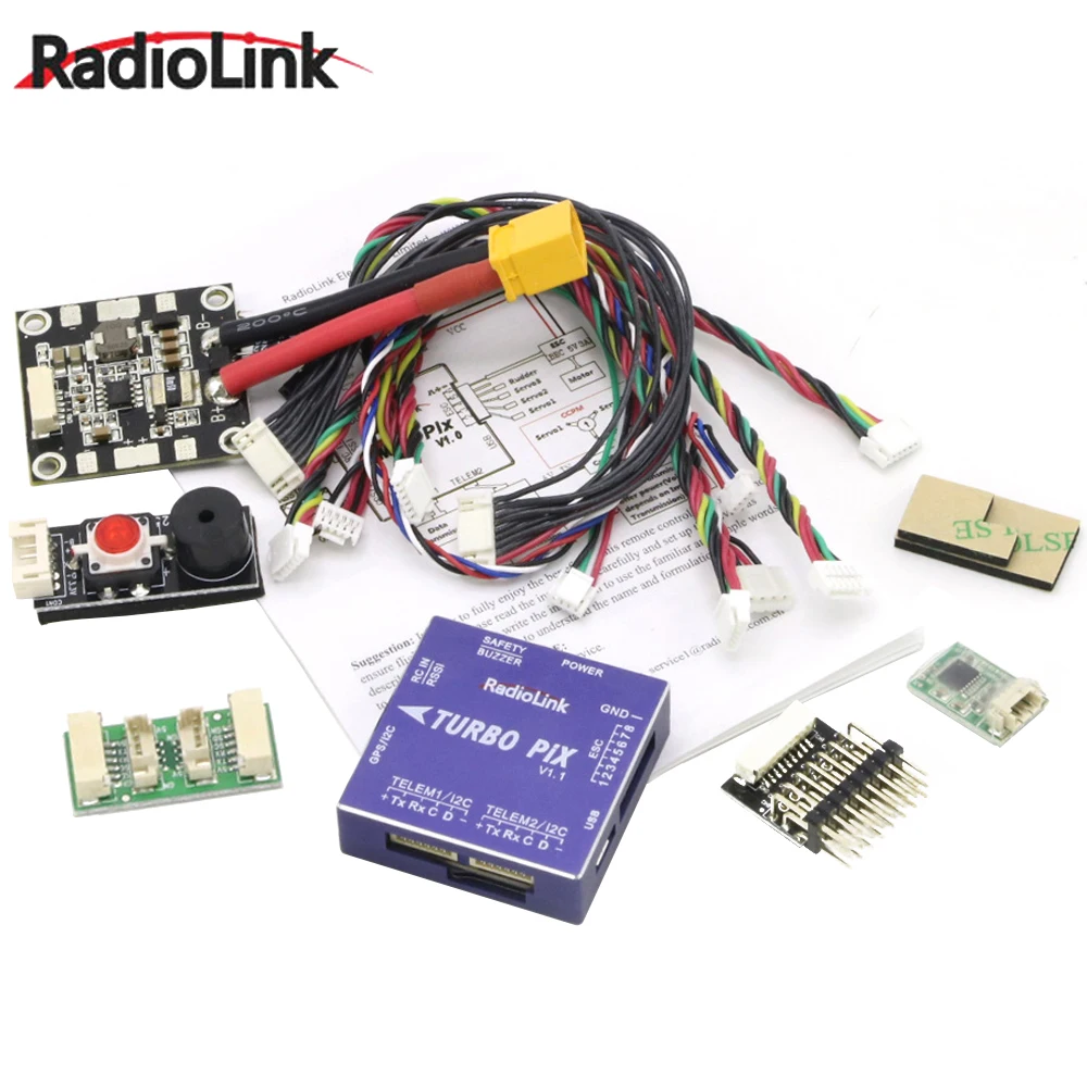 Радиоуправляемый Контроллер полета Radiolink TURBO PIX V1.0 с модулем PPM SBUS и мини-GPS M8N