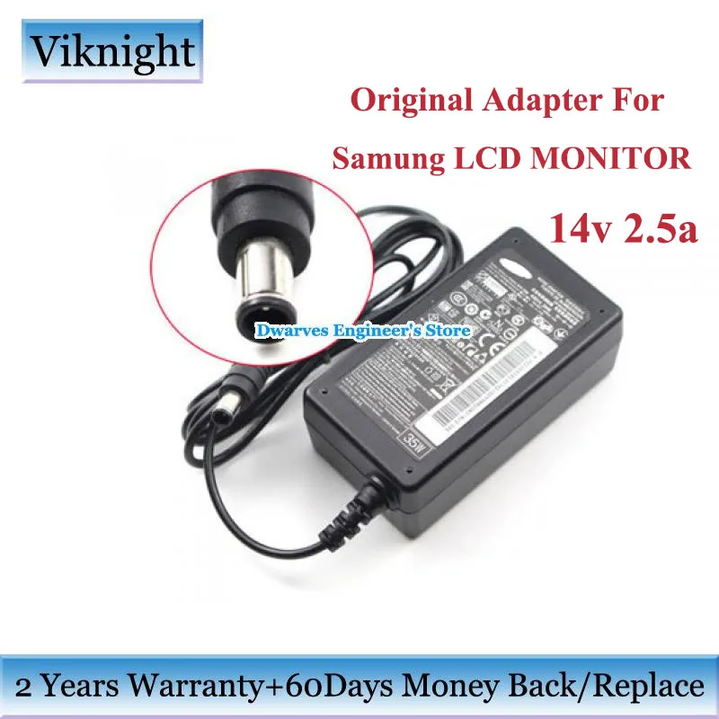 14 в 2.5A 35 Вт ЖК-монитор экран ac адаптер питания для SAMSUNG LS27D360 E227454 A3514 DHS A3514_DPN SA300 монитор зарядное устройство