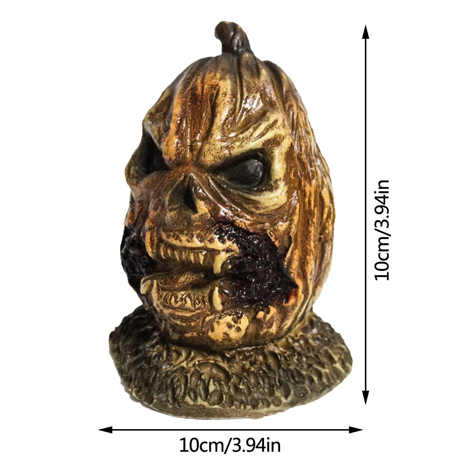 

Pumpkin Head Decoration Creative Memorial Home Living Room Decoration Halloween Scary Pumpkin Head Horror Ornament Home Decor