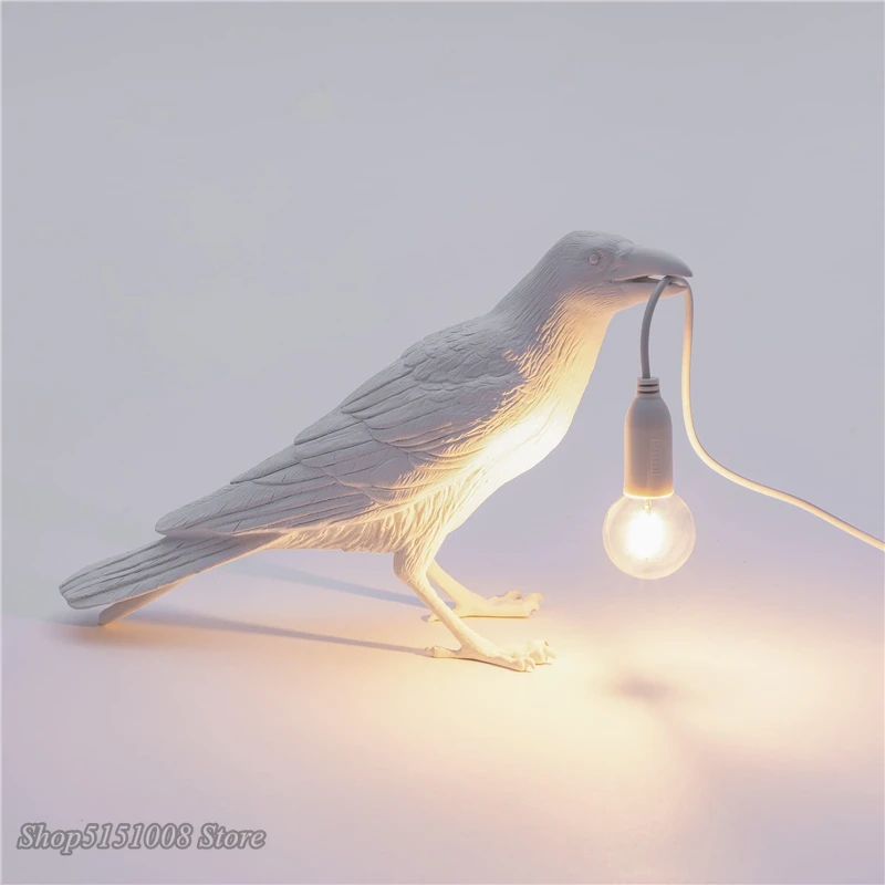Итальянские настольные лампы Seletti для птиц декоративная домашняя лампа