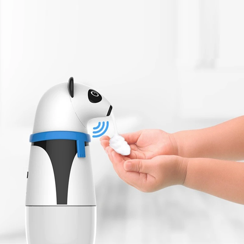 

Automatic Foaming Soap Dispenser Cute Panda Kids Intelligent Infrared Motion Sensor Touchless Hand Washing For Home