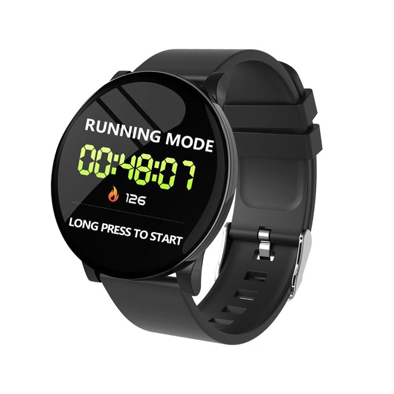 W8 Bluetooth умные часы с круглым цветным экраном водонепроницаемые спортивные