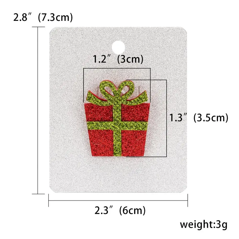 GIFT BOX 17 видов стилей, новые рождественские значки, войлочные тканевые Броши для детей, носки с рождественской елкой, значки Санта-Клауса, значки, аксессуары, ювелирное изделие, год - Окраска металла: GIFT BOX