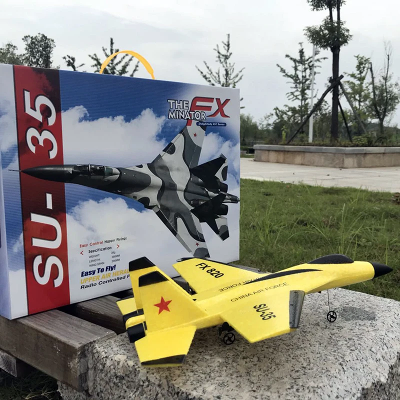 2 4G планер дрона с дистанционным управлением SU35 самолет неподвижным крылом