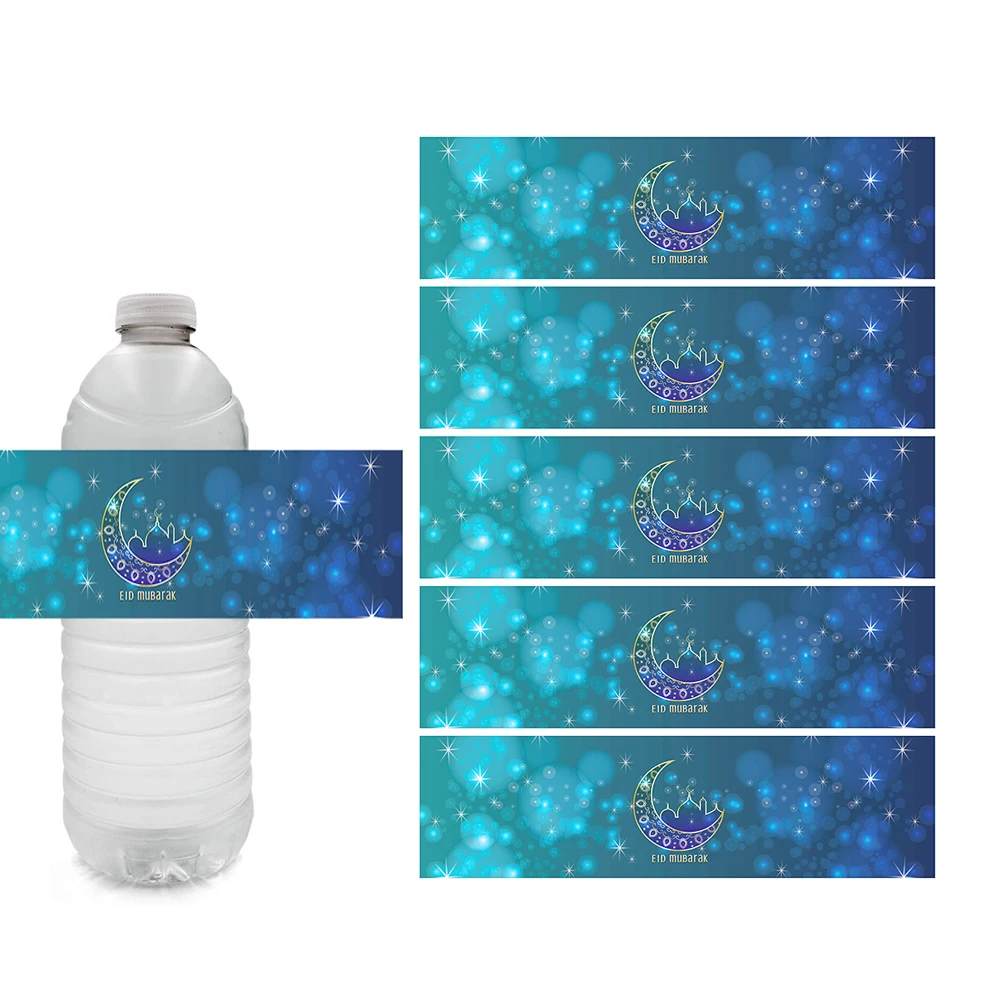 Ярлыки Рамадан для бутылок с водой ярлыки этикетки ИД Мубарак украшения
