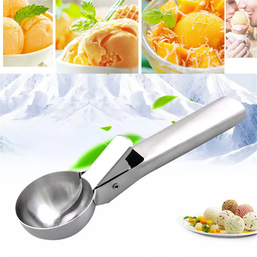 TTLIFE Нержавеющая сталь ложка для мороженого фруктовый йогурт льда мяч моноблок