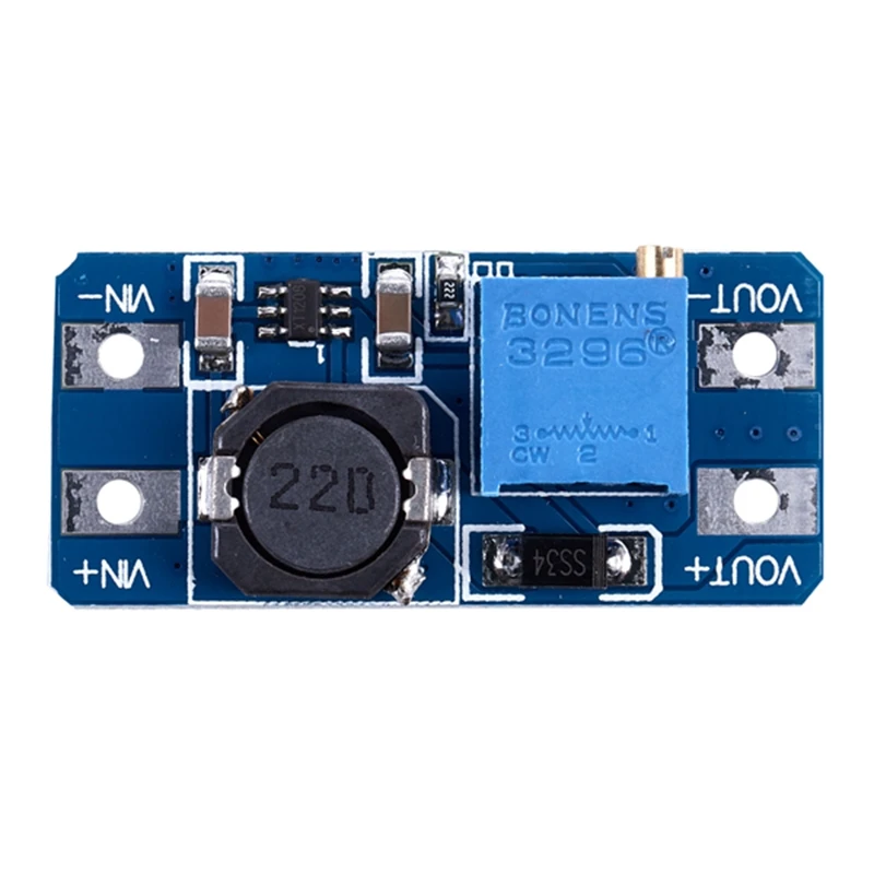 6 шт MT3608 DC 2A шаг вверх Мощность модуль усилителя 2v 24v повышающий преобразователь