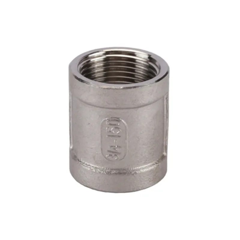 

Water connection 1/8" 1/4" 3/8" 1/2" 3/4" 1-1/4" 1-1/2" Female Threaded Coupling F/F Stainless Steel SS304 Couple Pipe Fittings