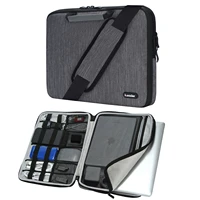 icozzier 17 3 15 inch handle laptop briefcase shoulder bag messenger carrying laptop sleeve protective bag with shoulder strap