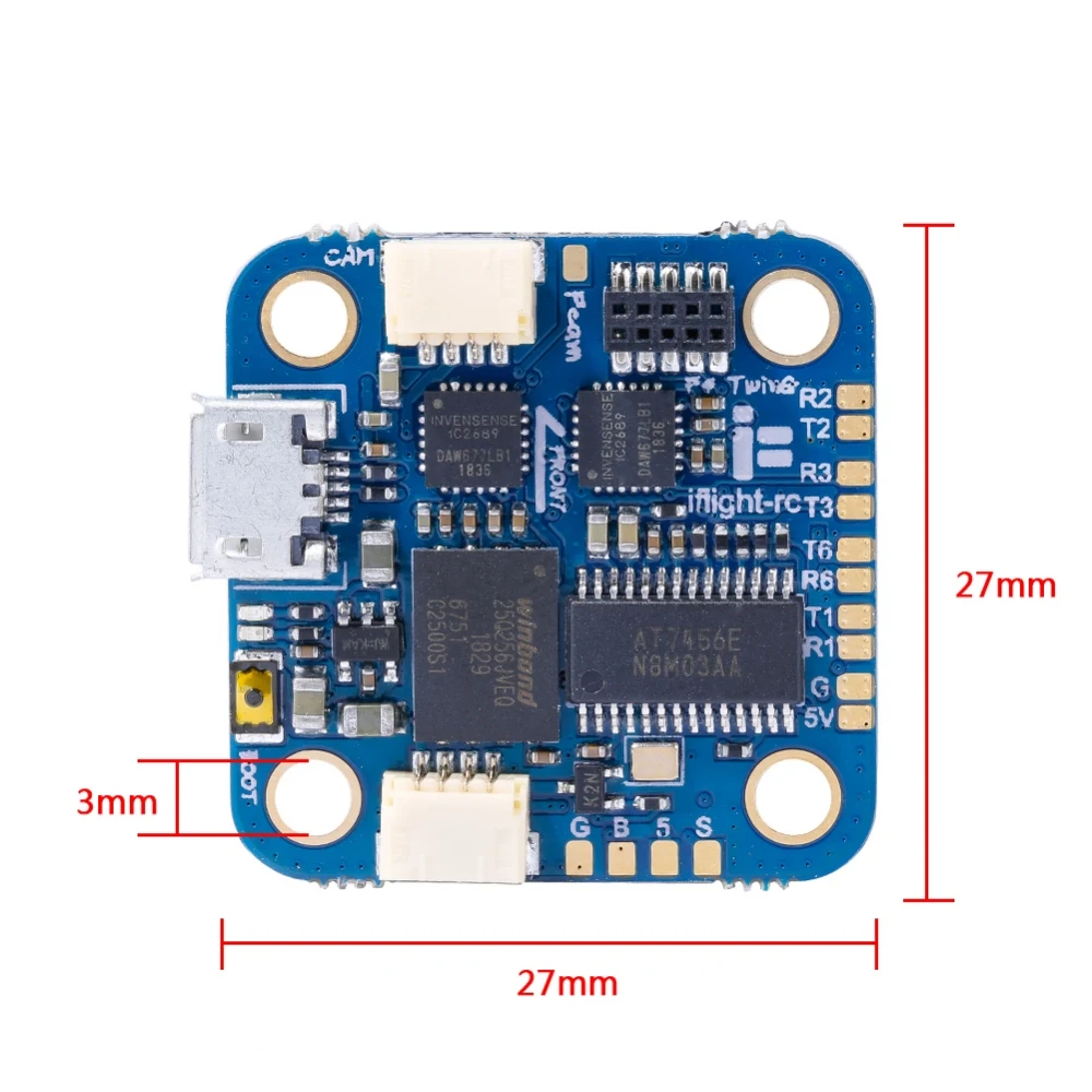 Мини Контроллер полета IFlight sucex 35A V3 4 в 1 ESC F4 VTX 2 6S летающая башня для FPV