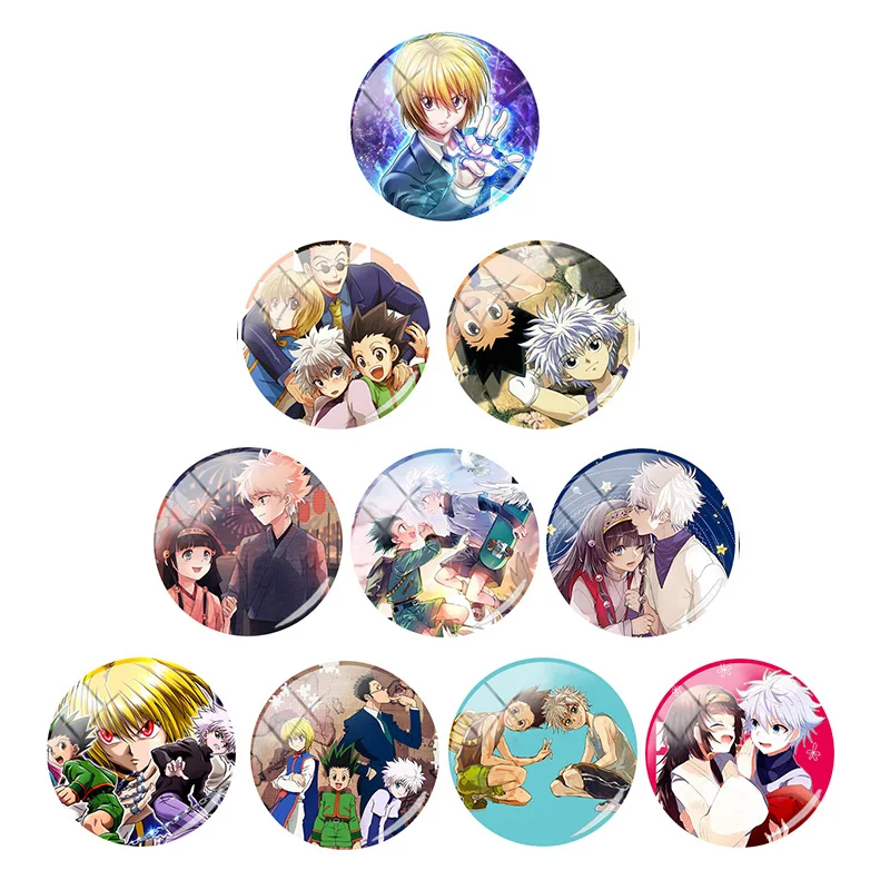 TAFREE HXH Полное время Охотник мультфильм значки изображения 12/15/16/18/20/25 ММ ручная