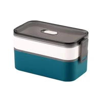 portable lunch box for kids school microwave plastic bento box with movable compartments salad fruit food container box