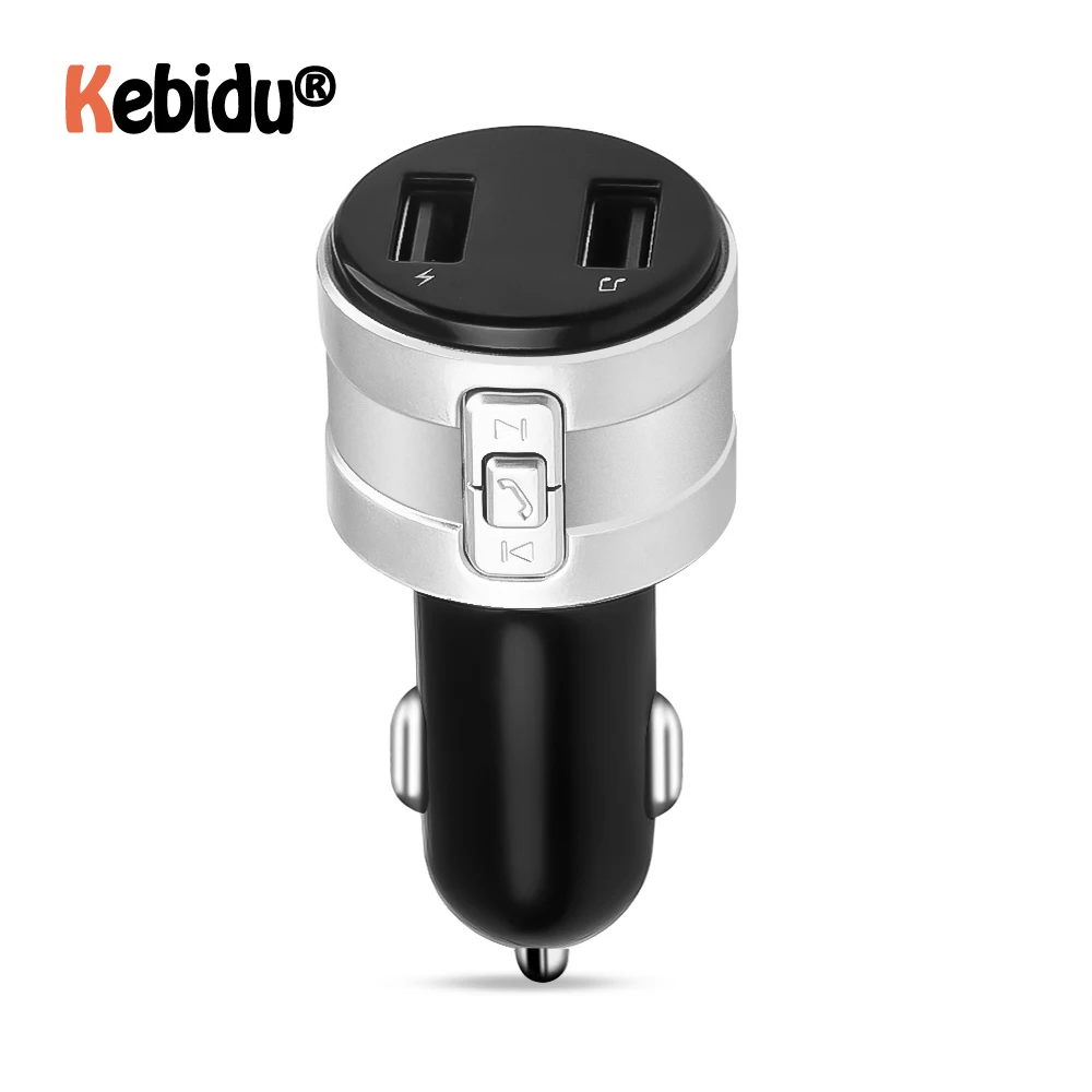 FM трансмиттер автомобильный с поддержкой Bluetooth 4 2 и двумя USB портами|Зарядные