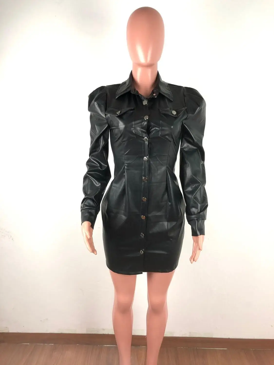 Новое поступление Felyn 2020 года платье известного бренда из искусственной кожи