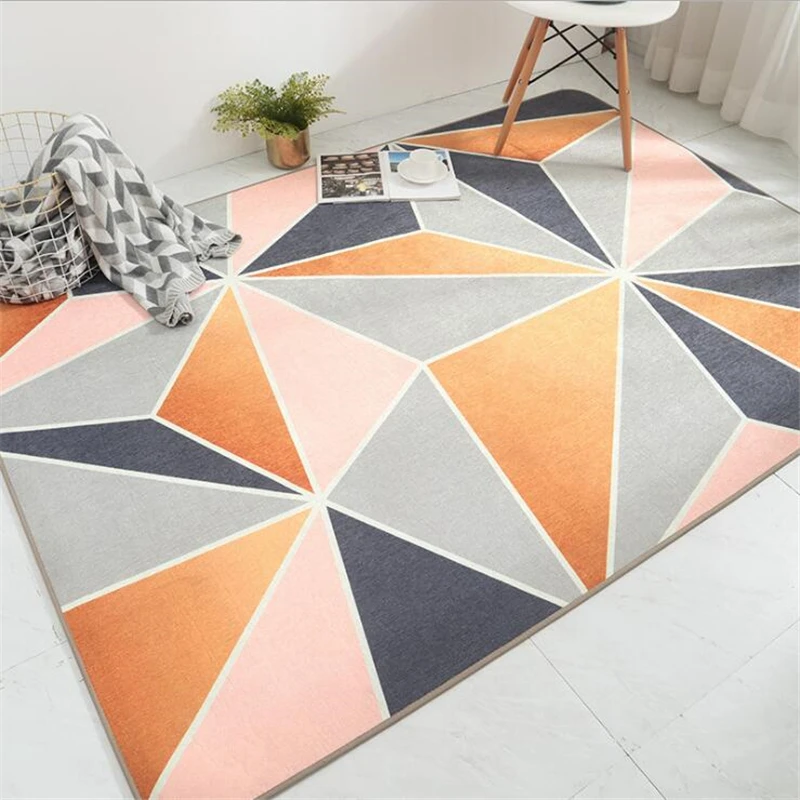 Скандинавский Геометрический стиль ковры для гостиной модный домашний ковер