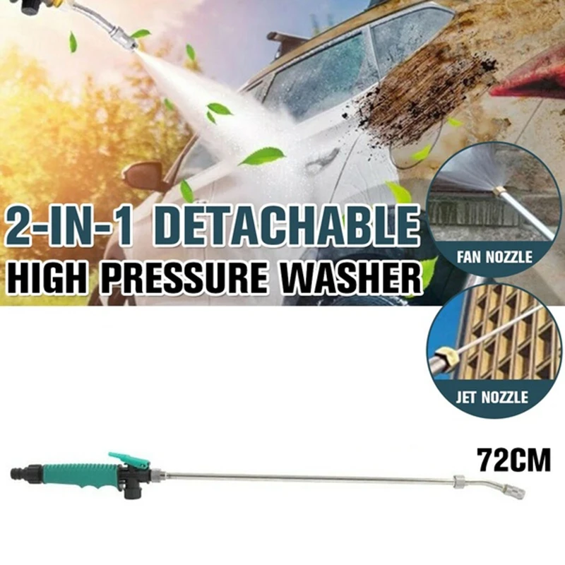 

2In1 High Pressure Power Water-Gun Car Cleaning-Gun Hose Wand Nozzle Sprayer Watering Spray Sprinkler Cleaning Tool