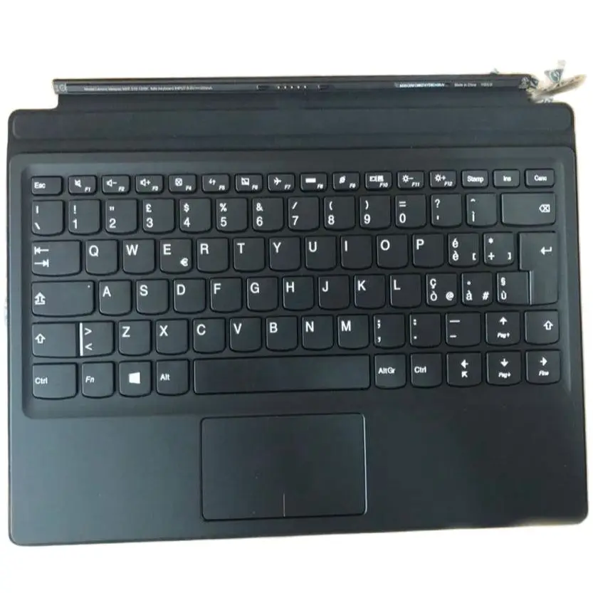 Новая Оригинальная клавиатура для Lenovo ideapad MIIX 510 12ISK Folio keyboard IT на итальянском