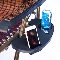 black folding chair cup holder tray outdoor garden trays beverage beach coffee gravity tea recliner bottle camping tool lou o0s1