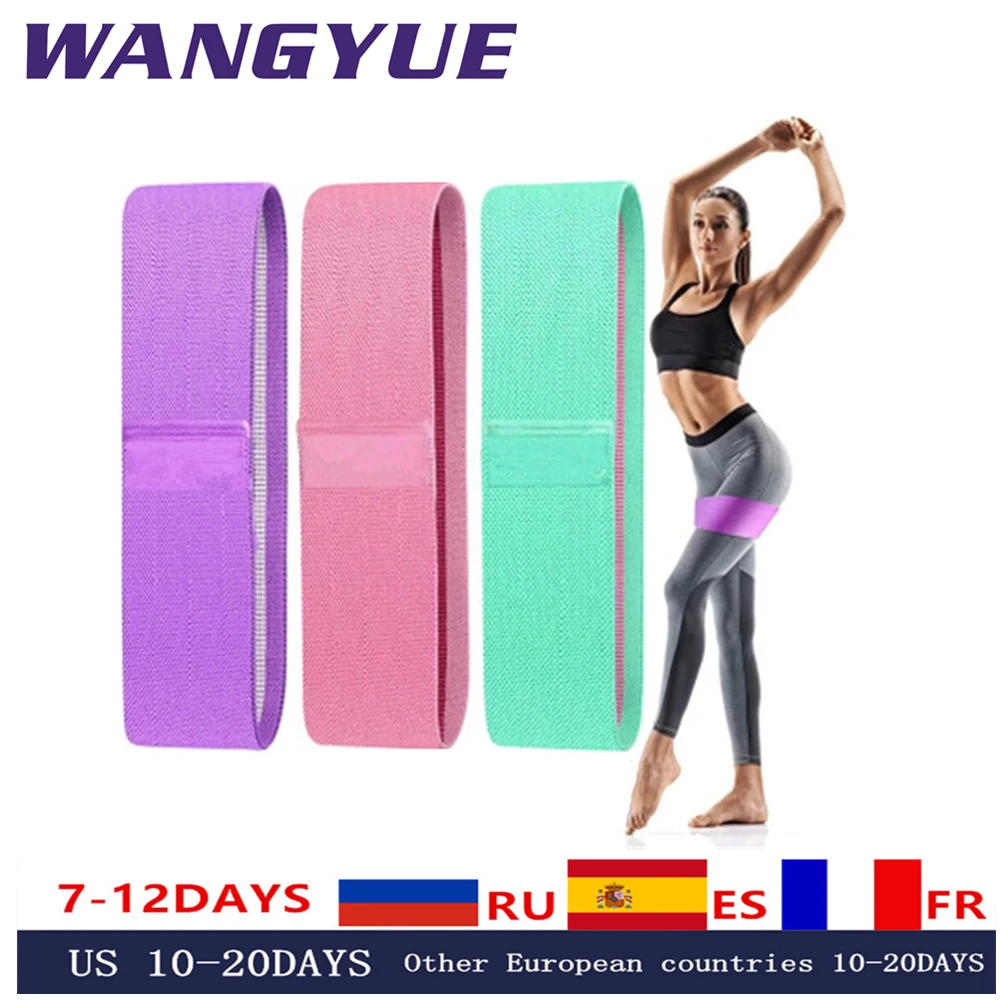 

Durable Pull Band Hip Circle Bands Yoga Anti-slip Gym Fitness Resistance Band Exercises Braided Elastic Hip Lifting Rubber Band